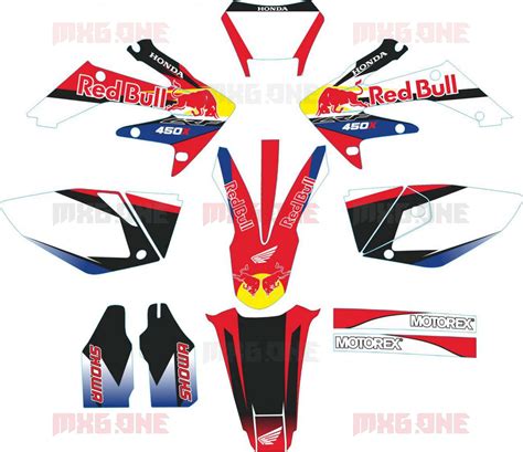 Honda Crf 250x 2004 2009 Crf 450x 2005 2008 19 Stickers Set Mxgone