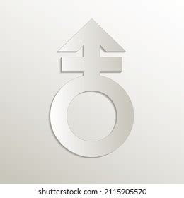 Transgender Sex Symbol Icon Card Paper Stock Vector Royalty Free Shutterstock