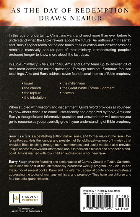 Bible Prophecy The Essentials Harvest Prophecy
