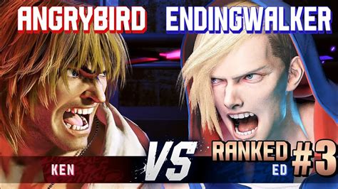 SF6 ANGRYBIRD Ken Vs ENDINGWALKER 3 Ranked Ed High Level Gameplay