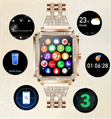 Smartwatch Damski Zi Z Oty Amoled Zaxer Smartwatche