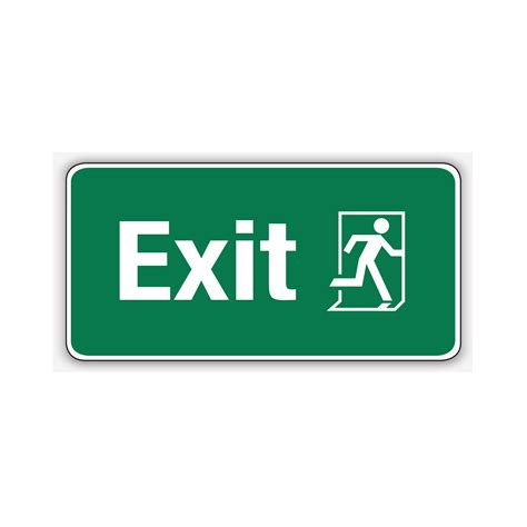 Exit Signs Size 8 Safety Signs Australia