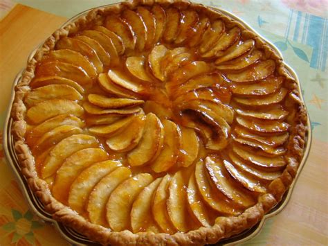 tarte aux pommes au caramel