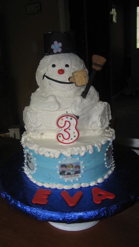 Frosty The Snowman With Frosty Characters - CakeCentral.com