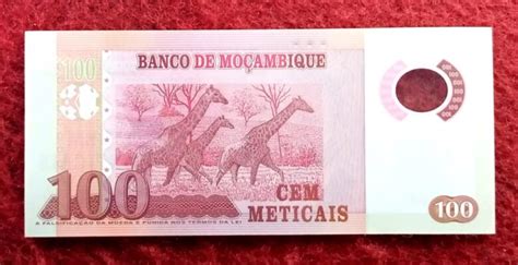 Mozambique Meticais Polymer Banknote Sns Coins