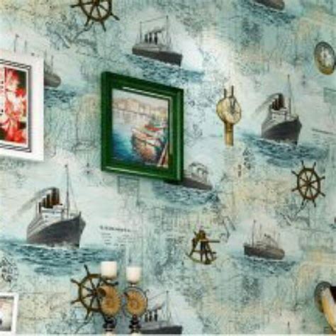 Jual Wallpaper Dinding Motif Kapal Shopee Indonesia