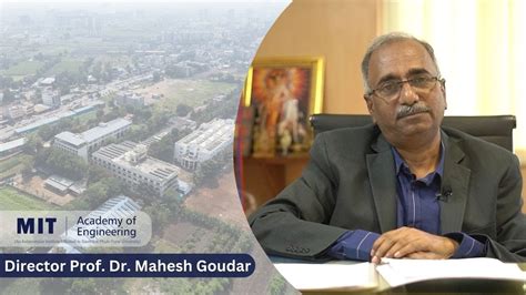 Director Prof Dr Mahesh Goudar Speaks Engineering Education At Mit