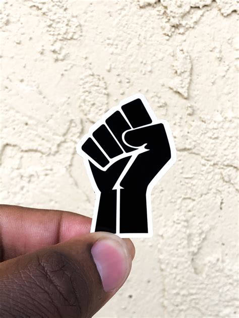 Black Lives Matter Fist Black Pride Black Fist - Etsy