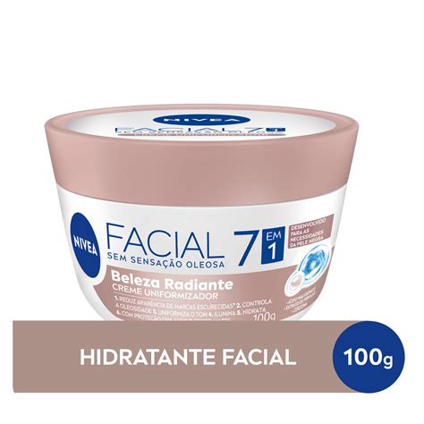 Creme Hidratante Facial NIVEA Beleza Radiante 7 Em 1 Beleza Na Web