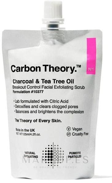 Exfoliante facial con aceite de árbol de té Carbon Theory Facial