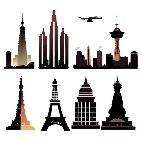 Premium Vector Vector Eps File Of Recognizable Landmark Art