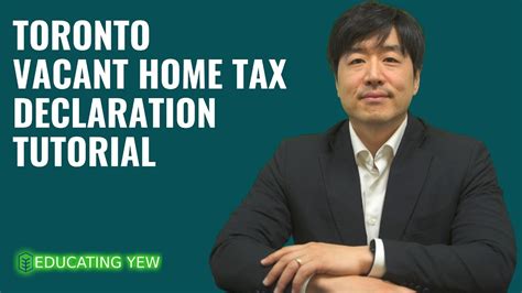 Toronto Vacant Home Tax Property Status Declaration Tutorial Youtube