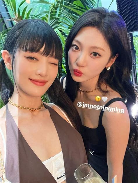 Ningning Pics On Twitter Best Duo