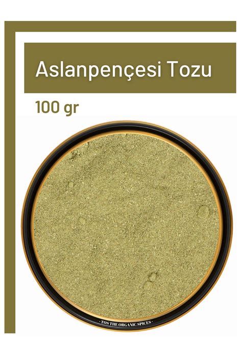 TOS The Organic Spices Aslanpençesi Tozu 100 gr 1 Kalite Alchemilla