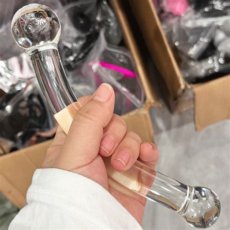 Glass Sex Toys Glass Dildo G Spot Prostate Massager Anal Butt Plug For