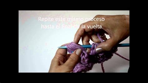 TUTORIAL CÓMO TEJER PUNTO CARACOL Pearl Knitter YouTube