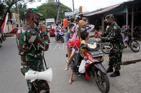 PPKM LEVEL 4 DI MAKASSAR DIPERPANJANG ANTARA Foto