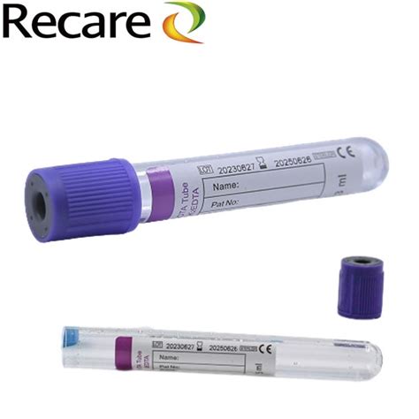 K Edta Tubes Manufacturers Purple Top K Edta Tubes For Blood