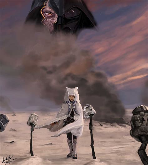 Ahsoka Tano Victory And Death Poster Poster By Artoflunatik