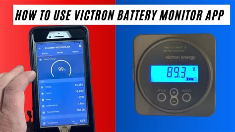 How To Use Victron Battery Monitor App VictronConnect YouTube