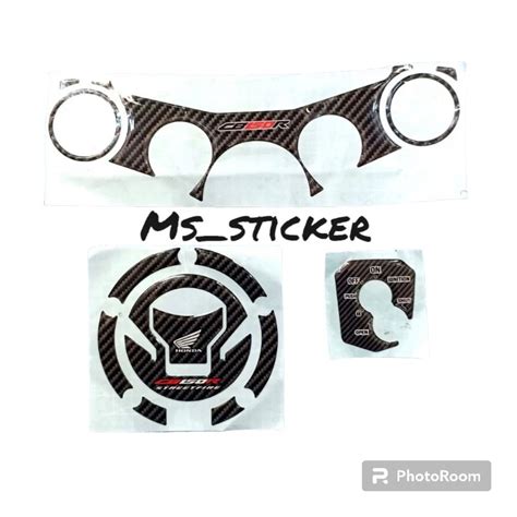 Jual Emblem Set Timbul Segitiga Stang Dan Tutup Tangki Cb 150 R New