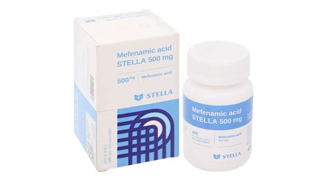 Stella Mefenamic 500mg ch 100 CÔNG TY TNHH MỘT THÀNH VIÊN DƯỢC SÔNG HẬU