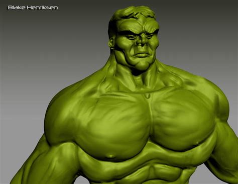 Hulk Zbrush Sculpt By Pinkhavok On Deviantart