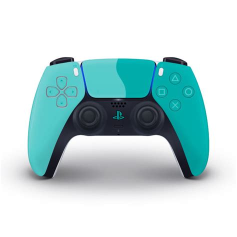 Teal Colourwave Ps5 Controller Skin Ko Custom Creations