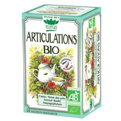 ROMON NATURE Tisane Articulation Bio 20 Sachets NUTRAPARA