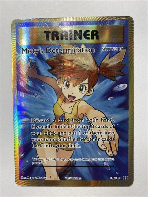 Misty S Determination Evolutions Full Art Values MAVIN