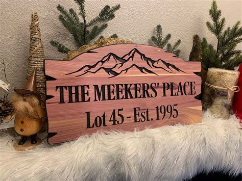 Custom Outdoor Wood Signs Personalized Farmhouse Decor Welcome Etsy