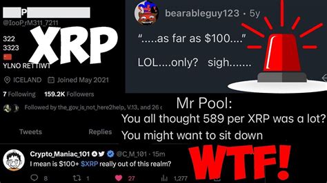 Ripple XRP 100 CONFIRMED BY MR POOL EXCITEMENT IN MY VEINS YouTube