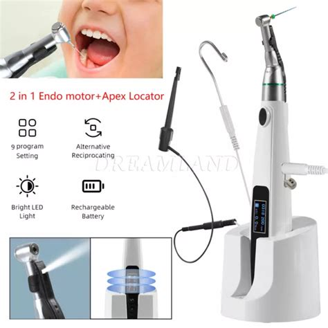 DENTAL WIRELESS LED Licht Endo Motor Mit Apex Locator Wurzelkanal