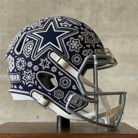 Just Made a Dallas Cowboys Helmet with Traditional Wixarika Art, an ...