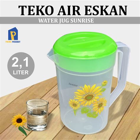 Jual Teko Air Water Jug Eskan 2 1 Liter Shopee Indonesia