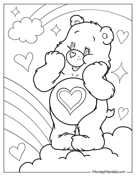 30 Care Bears Coloring Pages Free Pdf Printables In 2024 Bear