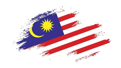 Texture effect Malaysia flag vector 14424310 Vector Art at Vecteezy