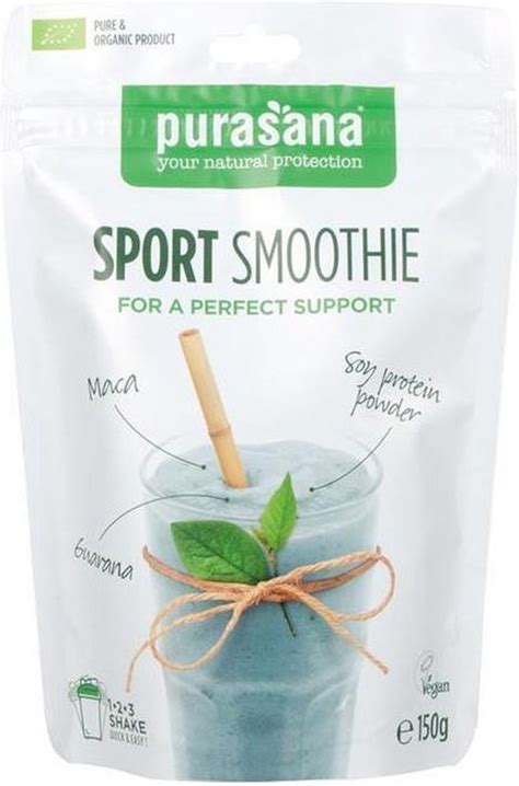 Purasana Smoothie Sport Superfood Bio 150 Gr Bol