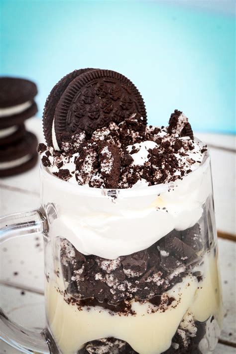 Mini Oreo Cookies And Cream Trifles Easy Dessert Recipe