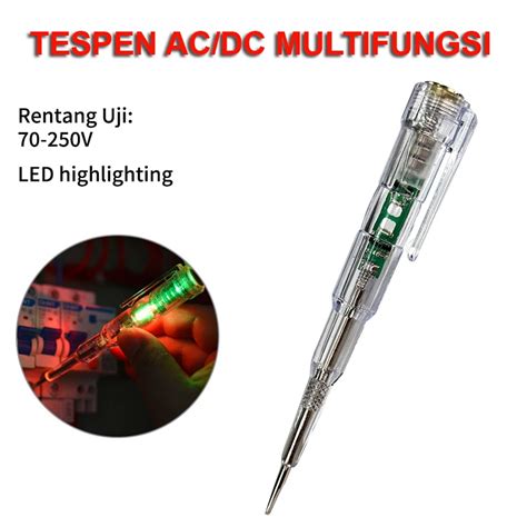 Jual Obeng Test Pencil Tester TesPen Obeng Tes With Indicator Dual LED