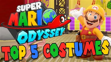 Top 5 Costumes Outfits Super Mario Odyssey Youtube