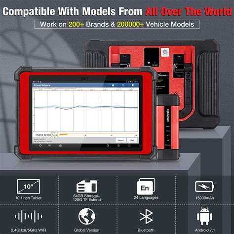 Launch Full Vehicle System Diagnostic Tool Pad V Pad VII Pad 5 Support