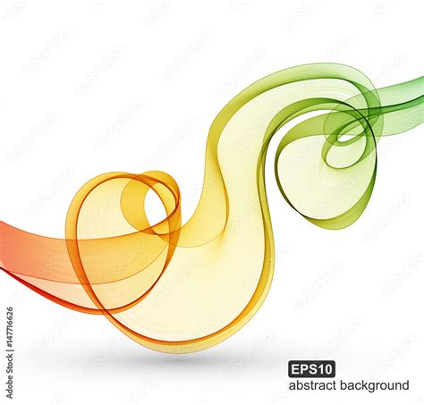 Abstract Colorful Wave Background Vector Illustration Stock Vector