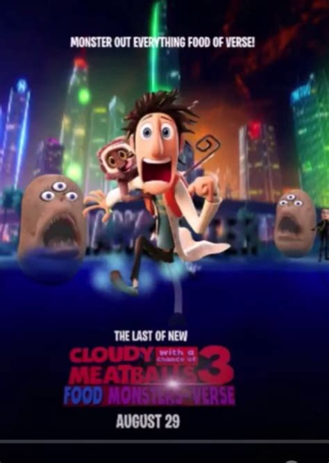 Cloudy With A Chance Of Meatballs 1 Poster