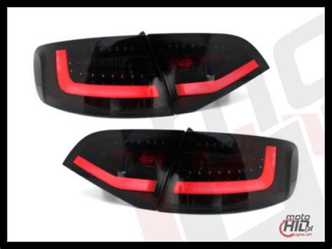 LITEC LED Lampy Tylne Audi A4 B8 8K Avant Black Smoke Dynamiczny