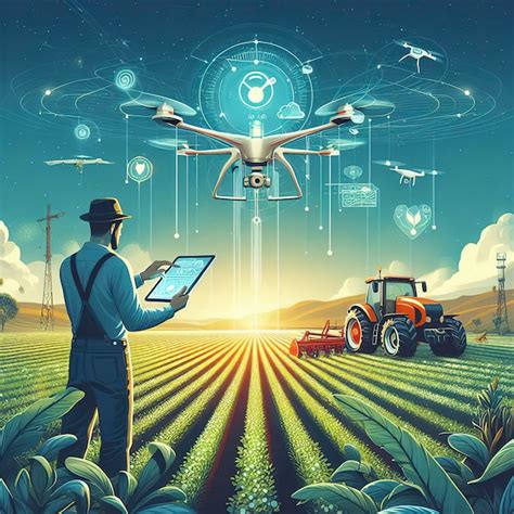 Premium Photo Agriculture Farming Technology Concept