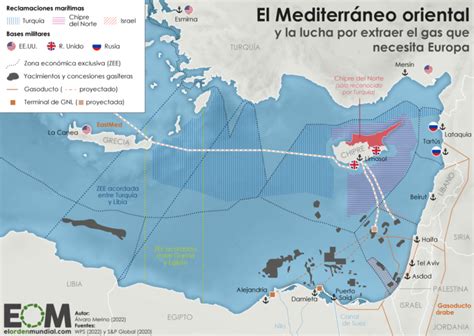 El Mapa De La Geopol Tica Del Mediterr Neo Oriental Mapas De El Orden