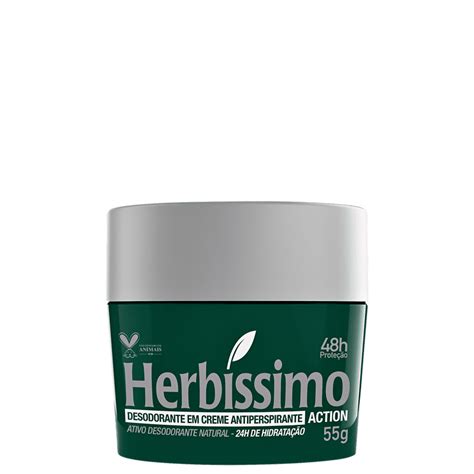 Creme Desodorante Herbíssimo Action Beleza na Web