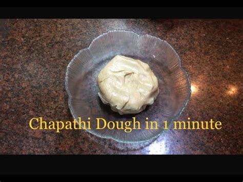 How To Make Chapathi Dough In 1 Minute Easy Way Of Making Chapathi