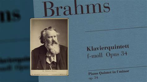 Brahms Klavier Quintett F Moll Opus Youtube